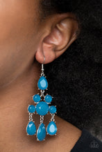Load image into Gallery viewer, Afterglow Glamour - Blue - Paparazzi Earrings
