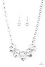 Load image into Gallery viewer, HEART On Your Heels - White- Paparazzi Necklace
