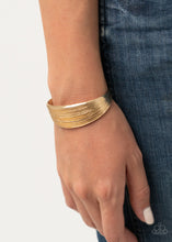 Load image into Gallery viewer, Off The Cuff Couture - Gold - Paparazzi

