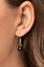 Load image into Gallery viewer, After Party Posh - Black Necklace- Paparazzi Accessories
