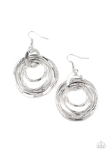 Load image into Gallery viewer, Ringing Radiance - Silver - Paparazzi Earrings
