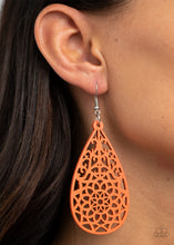 Load image into Gallery viewer, Seaside Sunsets - Orange - Paparazzi Earrings
