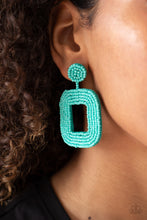 Load image into Gallery viewer, Paparazzi &quot;Beaded Bella &quot;  Blue Earrings
