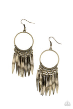 Load image into Gallery viewer, Let GRIT Be! - Brass - Paparazzi Earrings
