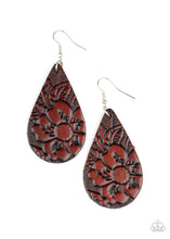 Load image into Gallery viewer, Paparazzi &quot;Beach Garden &quot; Brown Earrings
