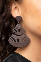 Load image into Gallery viewer, Oriental Oasis - Brown - Paparazzi Earrings #E102
