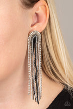 Load image into Gallery viewer, Paparazzi  Earrings ~ Let There BEAD Light  Black
