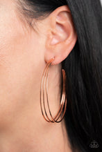 Load image into Gallery viewer, Paparazzi &quot;Rimmed Radiance &quot;Copper Earrings
