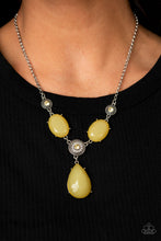 Load image into Gallery viewer, Paparazzi Accessories Heirloom Hideaway - Yellow Necklace
