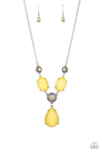 Load image into Gallery viewer, Paparazzi Accessories Heirloom Hideaway - Yellow Necklace
