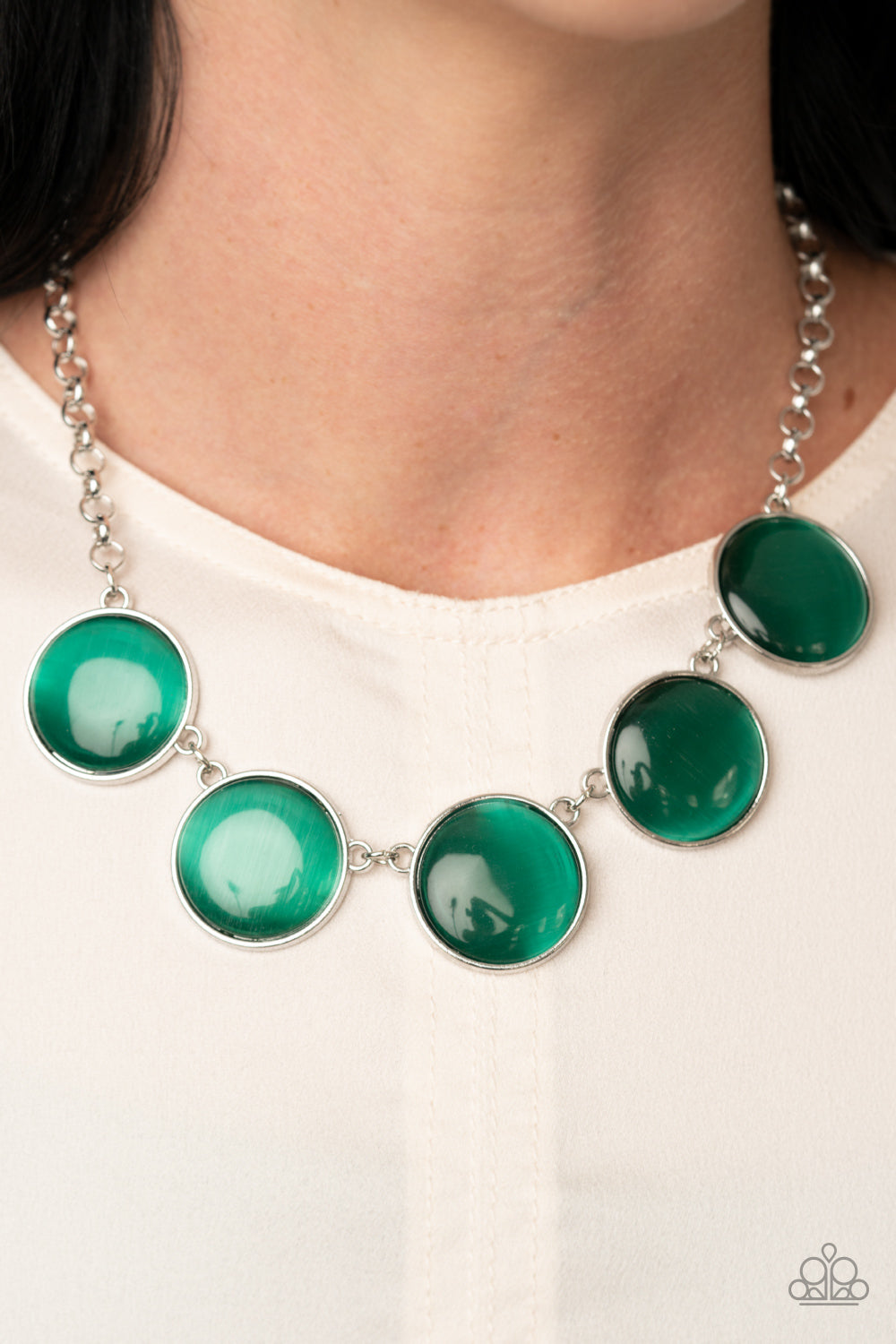 Ethereal Escape - Green Necklace - Paparazzi