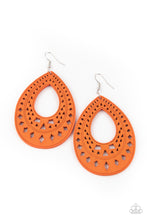Load image into Gallery viewer, Belize Beauty - Orange - Paparazzi Earrings
