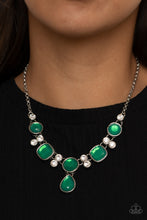 Load image into Gallery viewer, Paparazzi Accessories Crystal Cosmos - Green Necklace
