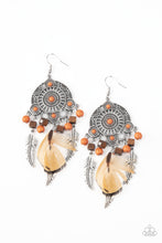 Load image into Gallery viewer, Desert Plains - Orange - Paparazzi Earrings
