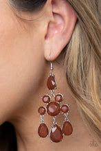Load image into Gallery viewer, Afterglow Glamour - Brown - Paparazzi Earrings
