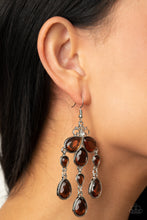 Load image into Gallery viewer, Clear The HEIR - Brown - Paparazzi Earrings
