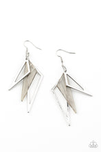 Load image into Gallery viewer, Evolutionary Edge - Silver - Paparazzi Earrings
