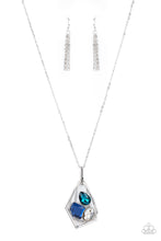 Load image into Gallery viewer, All Systems GLOW - Blue - Paparazzi Necklace
