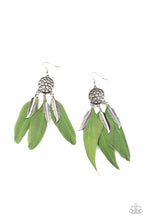 Load image into Gallery viewer, In Your Wildest DREAM-CATCHERS - Green - Paparazzi Earrings
