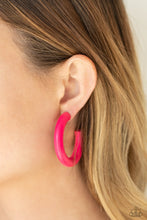 Load image into Gallery viewer, Woodsy Wonder - Pink Paparazzi Earrings
