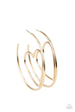 Load image into Gallery viewer, Love At First BRIGHT - Gold - Paparazzi Earrings
