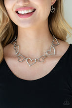 Load image into Gallery viewer, Vintagely Valentine - Silver  Paparazzi Necklace
