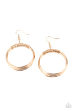 Load image into Gallery viewer, Paparazzi Urban-Spun - Gold Earrings
