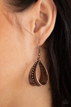 Load image into Gallery viewer, Paparazzi Earrings &quot;STIRRUP Some Trouble&quot; - Copper
