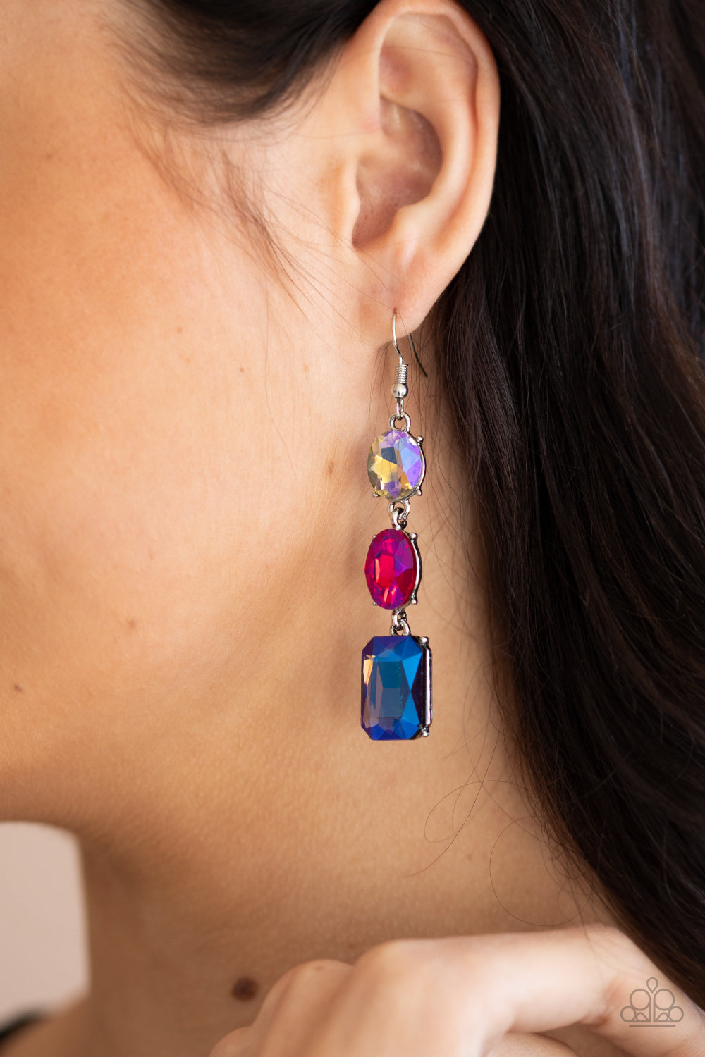 Dripping In Melodrama - Multi - Paparazzi Earrings
