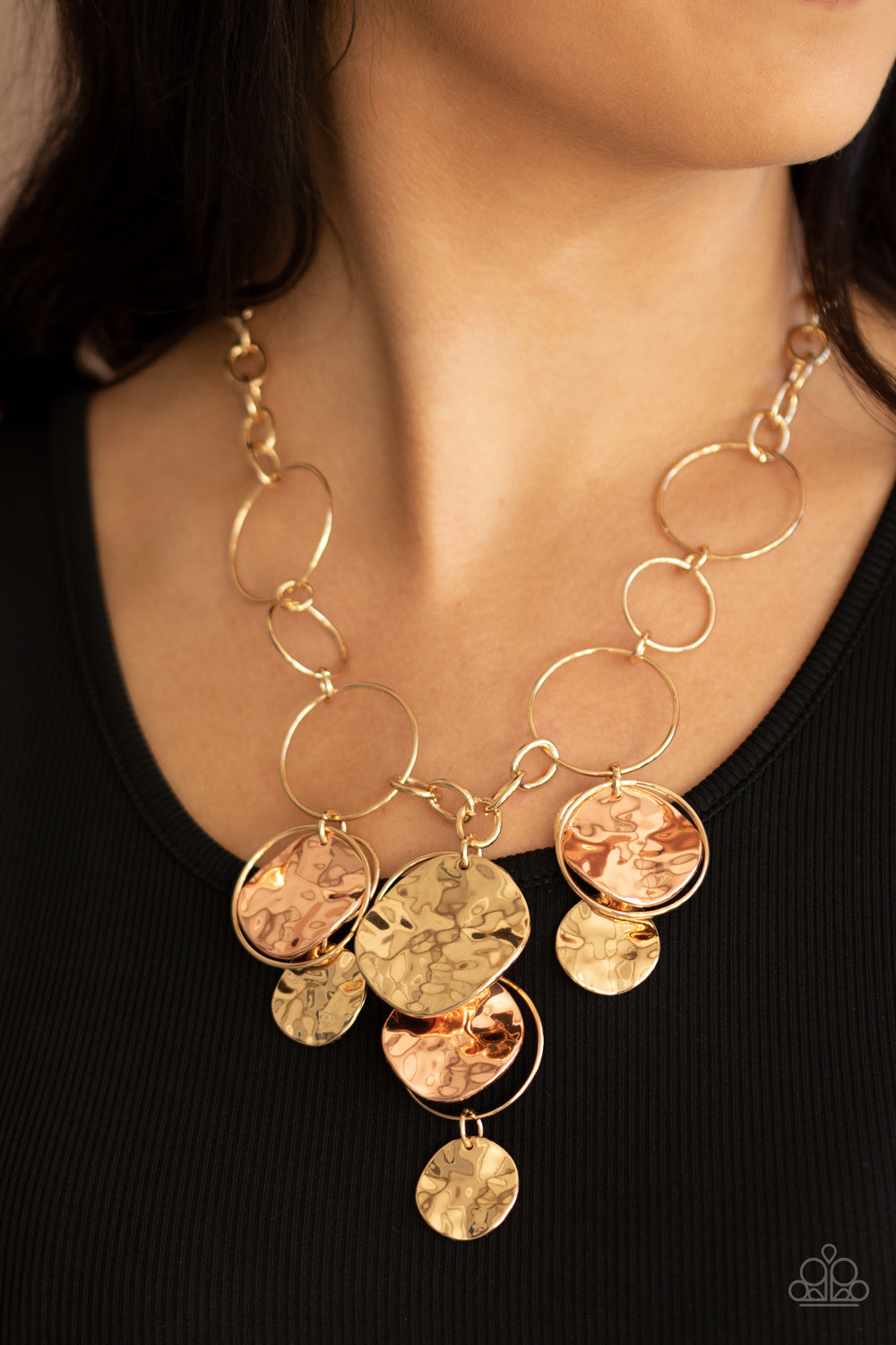Learn The HARDWARE Way - Gold - Paparazzi Necklace