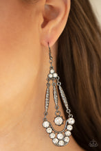 Load image into Gallery viewer, High-Ranking Radiance - Black - Paparazzi Earrings
