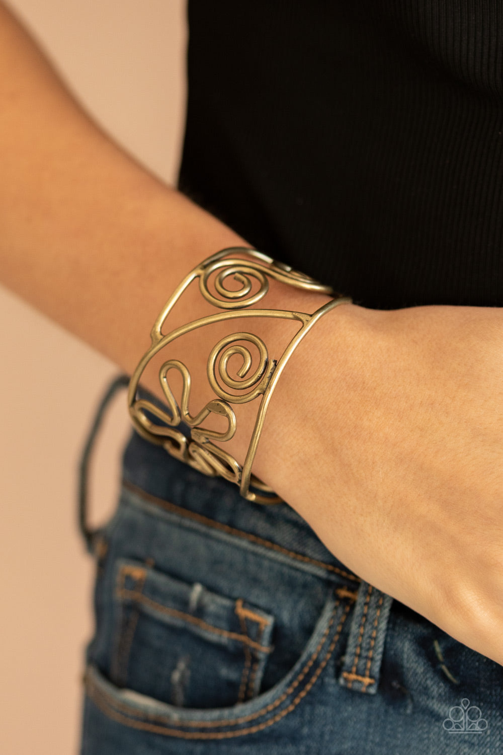 Groovy Sensations - Brass Bracelet- Paparazzi