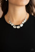 Load image into Gallery viewer, Gorgeously Glacial - White Paparazzi Necklace

