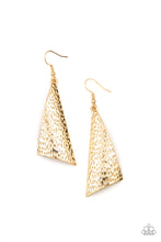 Load image into Gallery viewer, Ready The Troops - Gold - Paparazzi Earrings
