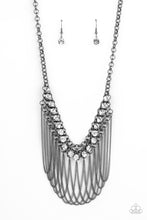 Load image into Gallery viewer, Flaunt Your Fringe - Black Necklace - Paparazzi
