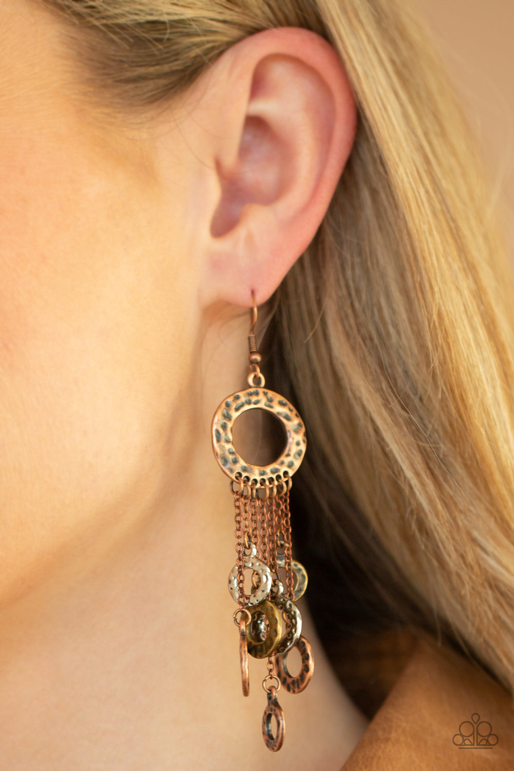 Right Under Your NOISE - Multi - Paparazzi Earrings