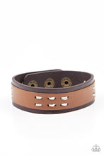 Load image into Gallery viewer, Paparazzi &quot;Blaze A Trail&quot; Brown Snap Bracelet
