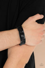 Load image into Gallery viewer, Garage Band Grunge - Black Bracelet- Paparazzi
