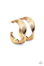 Load image into Gallery viewer, Paparazzi &quot;Curves In All The Right Places&quot; - Gold Earrings
