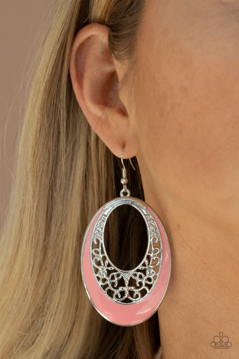 Orchard Bliss - Orange - Paparazzi Earrings