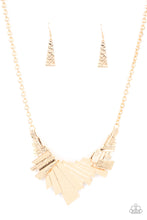 Load image into Gallery viewer, Happily Ever AFTERSHOCK - Gold - Paparazzi Necklace
