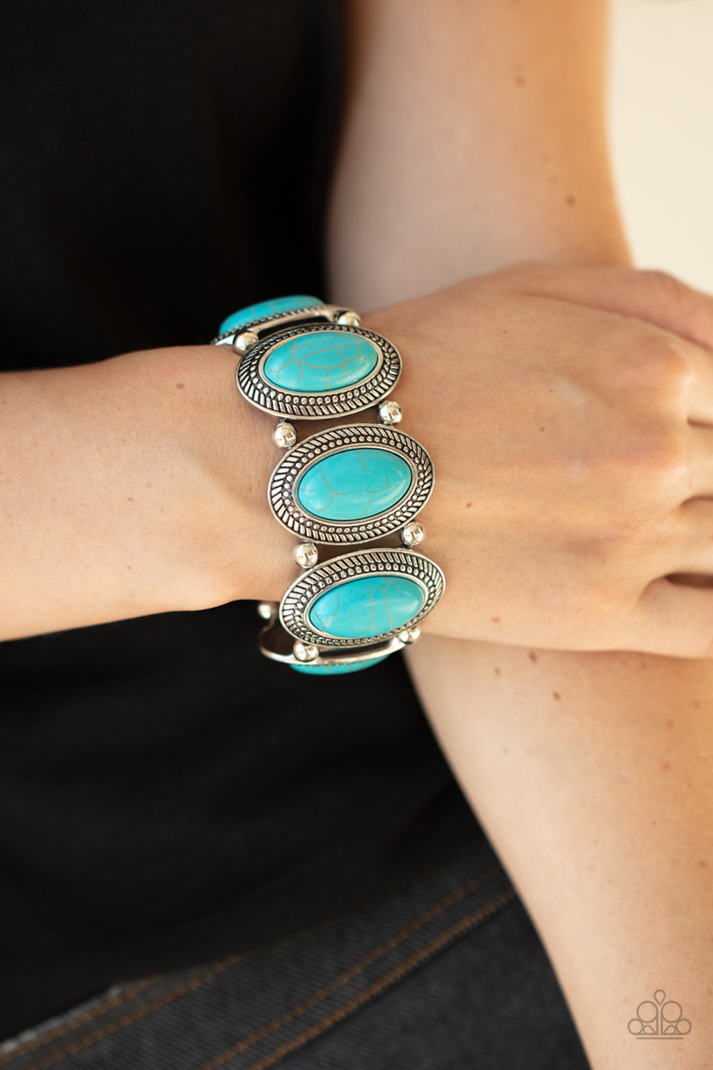 Paparazzi Bracelet ~ Until The Cows Come HOMESTEAD - Blue