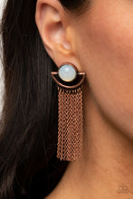 Load image into Gallery viewer, Paparazzi Accessories Oracle - Copper Earrings

