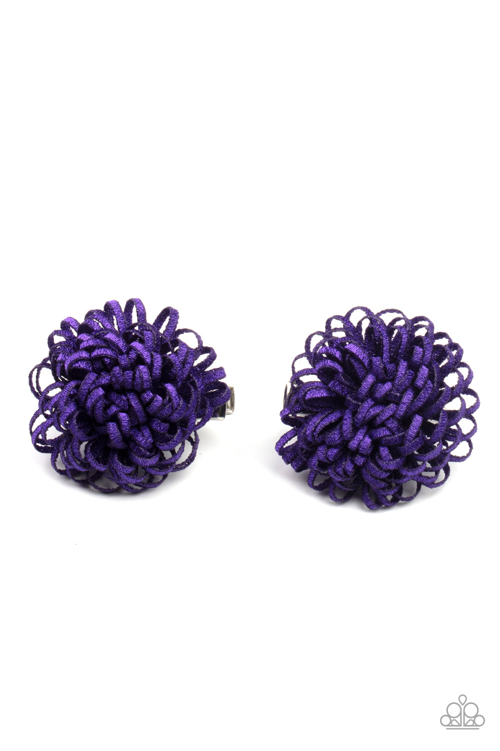 Pretty in Posy - Purple - Paparazzi Hair Clips
