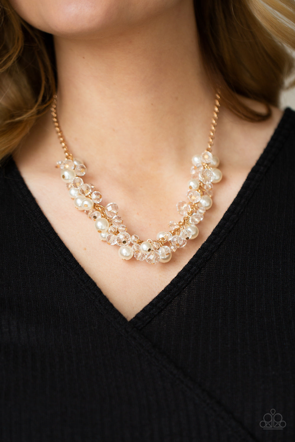 Paparazzi Pardon My FRINGE Gold Necklace