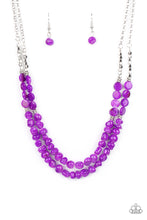 Load image into Gallery viewer, Staycation Status - Purple - Paparazzi Necklace

