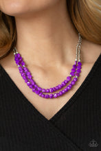 Load image into Gallery viewer, Staycation Status - Purple - Paparazzi Necklace
