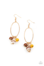 Load image into Gallery viewer, Golden Grotto - Yellow - Paparazzi Earrings
