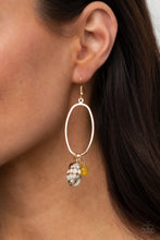 Load image into Gallery viewer, Golden Grotto - Yellow - Paparazzi Earrings
