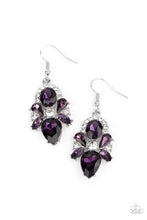 Load image into Gallery viewer, Stunning Starlet ~ Purple Paparazzi Earrings
